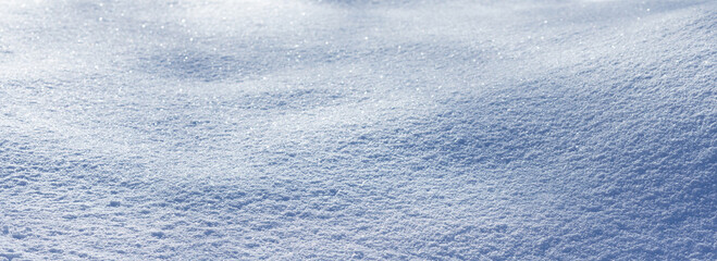 Snow textured background. Beautiful winter weather abstract landscape. Selective focus
