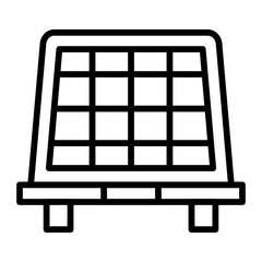 Solar Panel line icon