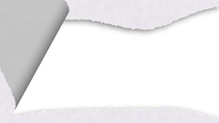 紙を破くイラスト（背景透過）のフレーム