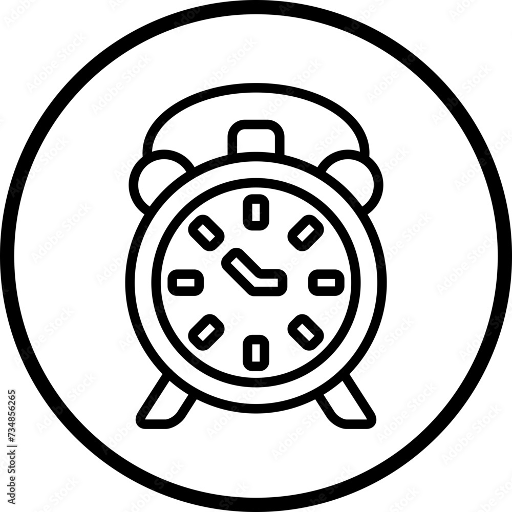 Poster Alarm Icon Style