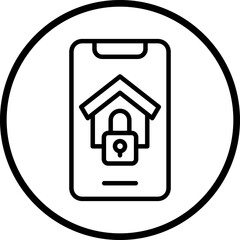 Home Security App Icon Style