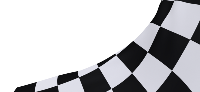 Black and white checkered abstract background. Race background with space for text. Racing flag