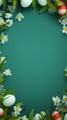 tour de page de paques, généré par IA