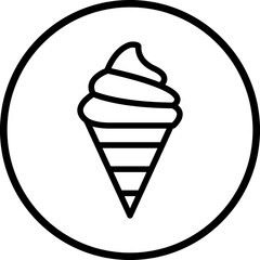 Ice Cream Icon Style