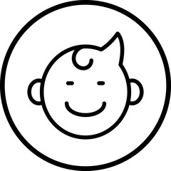 Baby Boy Icon Style
