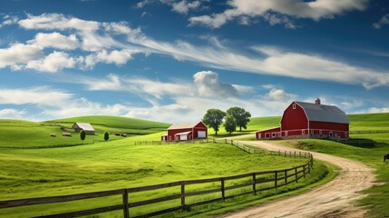hay farm scene farm scene