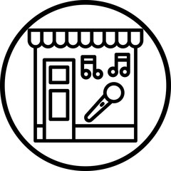 Music Shop Icon Style