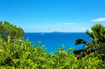 North coast of the Island Praslin, Republic of Seychelles, Africa.