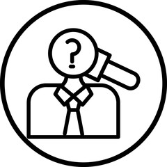 Applicants Screening Icon Style