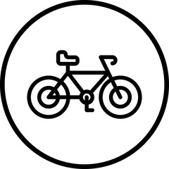 Bicycle Icon Style © designing ocean
