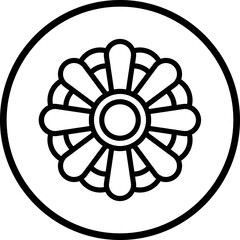 Floral Design Icon Style