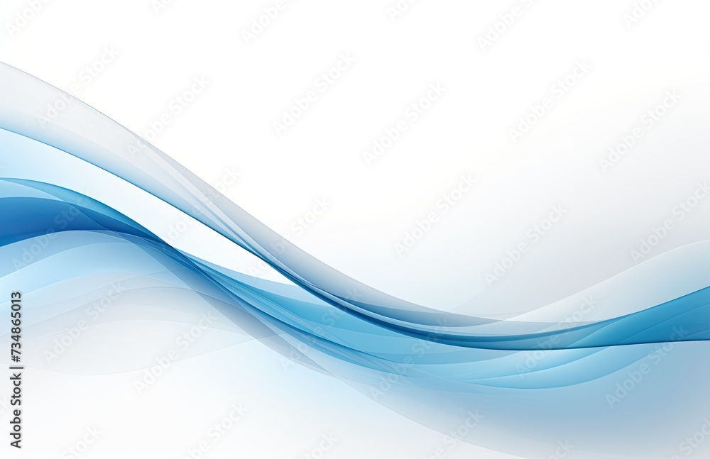 Poster an abstract light blue wave design with space for text or image