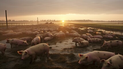 sausage pork farm