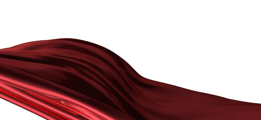 Сovered with a red cloth background - PNG