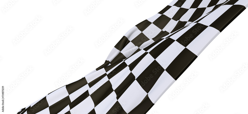 Poster background of checkered flag pattern - PNG