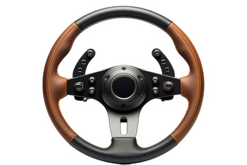 Steering Wheel Isolated On Transparent Background