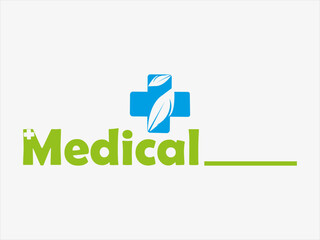Medical logo design vector illustration.