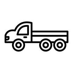 Pickup Truck line icon