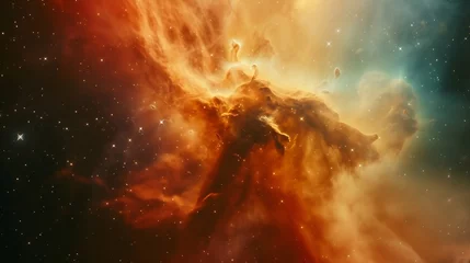Rolgordijnen Long exposure of soul nebula : Generative AI © Generative AI