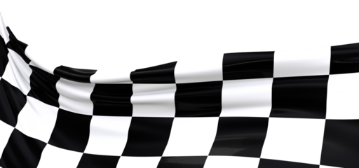 Black and white flag - PNG