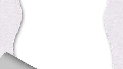 紙を破くイラスト_縦（背景透過）のフレーム