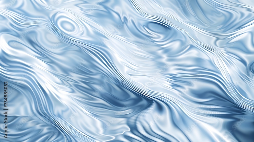 Aufkleber white wave abstract or rippled water texture background : generative ai