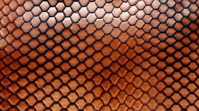 AI generated illustration of A vibrant snake skin print wallpaper