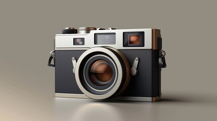camera isolated on white