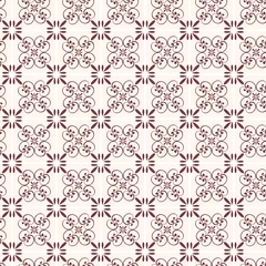 Tuinposter Free vector illustration of tiles textured pattern  © salma