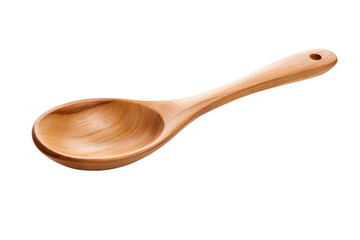 Wooden Spoon Design Isolated On Transparent Background