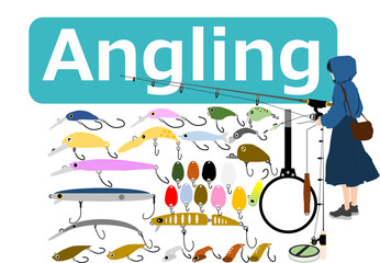 釣りのイラスト