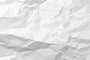 White clean crumpled paper