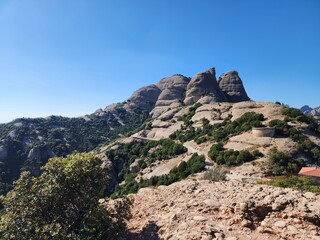 Fototapeta na wymiar Montserrat view from top