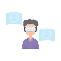 virtual reality illustration
