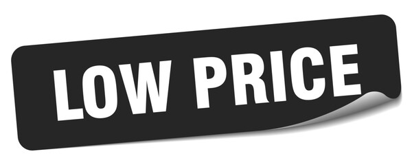 Fototapeta premium low price sticker. low price label