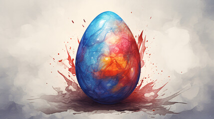 An illustration of an Easter egg 