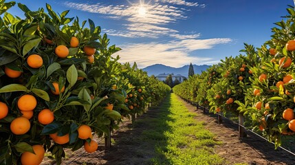 citrus orange farm