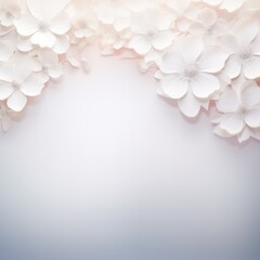 white floral background for your text