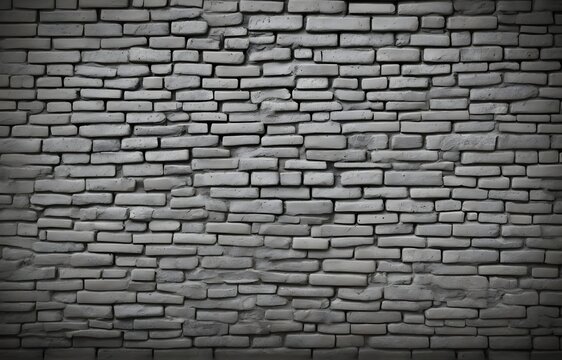 Fototapeta Surface of grey brick wall as a background