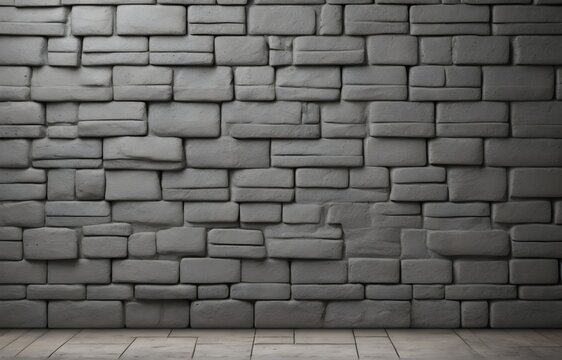 Fototapeta Grey brick wall background