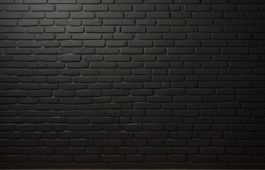 black brick wall dark background