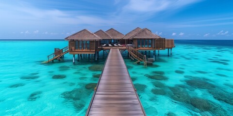 Immerse Yourself In The Exquisite Beauty Of A Luxurious Water Villa In The Maldives