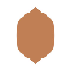 Islamic window. Boho design