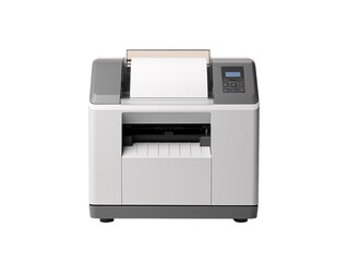 a white and grey printer
