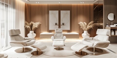 Luxurious Dermatology Clinic With Expert Staff Providing Vip Beauty Treatments And Relaxation