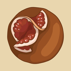 Citrus cake with butter cream