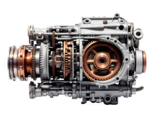 a machine with gears and cogs