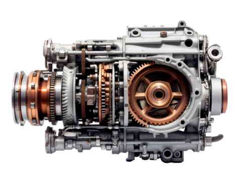 a machine with gears and cogs