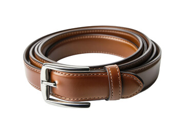 Traditional Buckled Strap on Transparent Background, PNG