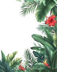 Tropical plant frame